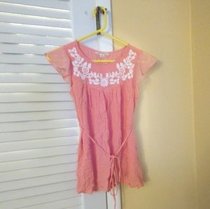 Peach Maternity blouse